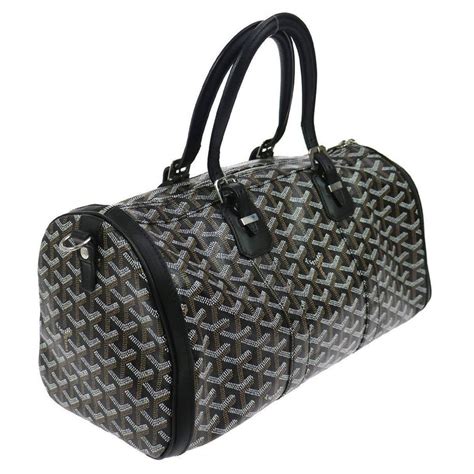 goyard black monogram mens|Goyard Expandable Duffle Bag .